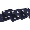 Allegra K Bowknot Scarf, Neckerchief, Rectangle, Thin Polka Dot, Hair