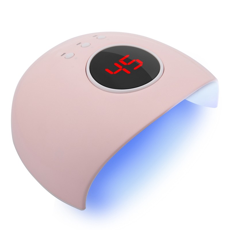 24W LCD Display UV Nail Dryer Dual Light Sources Gel