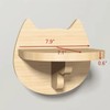 SHENGOCASE Cat Hammock with 3 Steps and Wall Hook, Wall