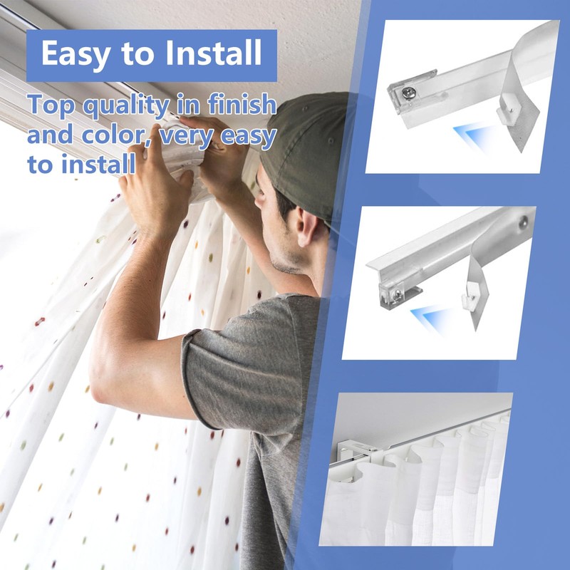 RV Curtain Glide Tape A115 for RV Curtains Clear Glide