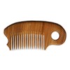 Compact wooden comb