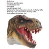 Dinosaur Puppet Rubber Portable Nontoxic Durable Wearable Hand Painted Craft