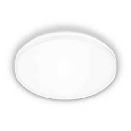 BRILONER - EEK A LED Ceiling Light Efficient with 8.5 W at 1800 lm, Approx. 50,000 Hours Light, Indirect Light, Lamp, Ceiling Light, Living Room Lamp, LED Panel, Kitchen Lamp, 33 x 6 cm, White