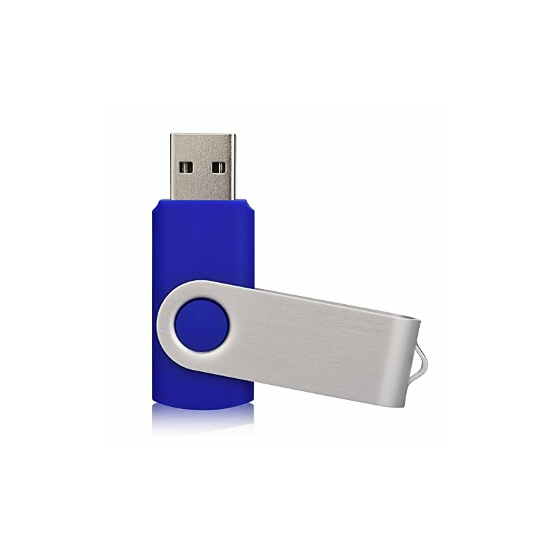 USB Flash Drive Memory Stick Fold Storage USB (2GB, Blue)