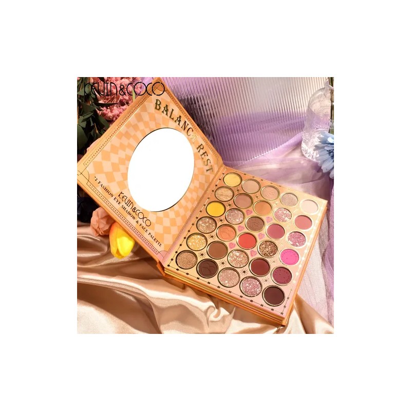 Paleta De Sombras 72 Tonos Kevin Coco, Maquillaje