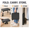 Adjustable Folding Step Stool with 3 Heights, 6.7-9 in, Non-Slip