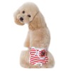 ふく福 ペット犬用 生理 パンツ 犬マナーパンツ 雌犬生理用品 お出かけ 船錨柄 (1個,色ランダム) (M)
