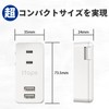 Topland STPP100-WT USB Outlet Power Strip with 2 AC Ports,
