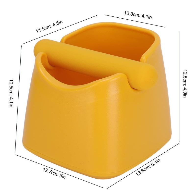Coffee Knock Box, 4.9 Inch Espresso Dump Container with Removable