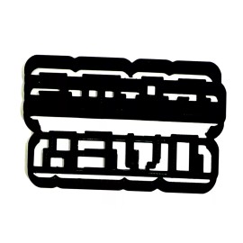 AJT GAME OVER WEDDING BACHELOR PARTY 8 BIT WORDING QUOTE COOKIE CUTTER USA PR2599