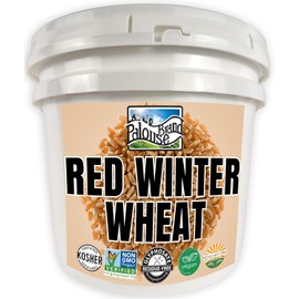 Hard Red Winter Wheat Berries | Certified Glyphosate Residue Free | 25 LBS | Emergency Food Storage Bucket | Non-GMO | Grown on Our Family Farm | Bulk