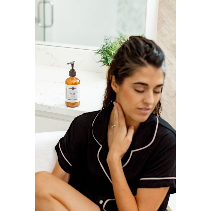 Rowe Casa Organics All-Natural Lymphatic Lotion with Therapeutic Grade Essential