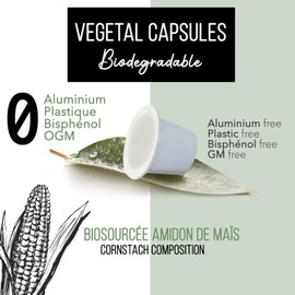 Nespresso Capsules Compatible | Organic Fairtrade Arabica Coffee in Capsules Biodegradable | YMA Pure Coffee Peru, 60 Coffee Capsules | Traditional Roasting