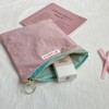 에브리테일 젤라또 배색 지퍼 파우치 Everytail Gelato Color Block Zip