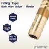 LTWFITTING Brass Barb Splicer Mender 10mm ID Hose Fitting Air