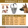 Muzzle for Dogs,Soft Breathable Dog Muzzle for Medium Large Dogs