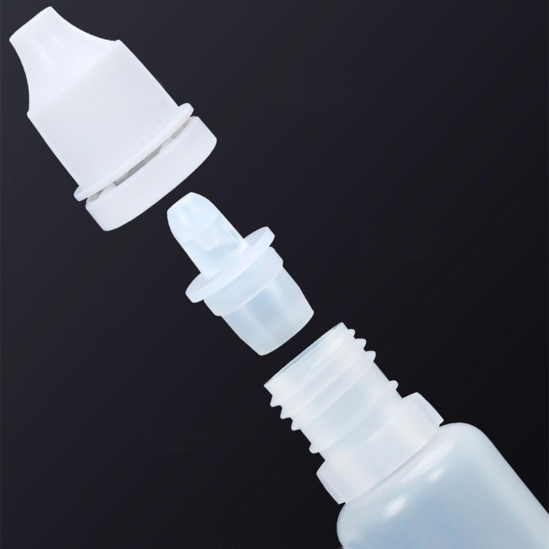 XIWENQUKU 2Pcs 50ml/1.7oz Plastic Dropper Bottles, Empty Squeezable Portable Travel