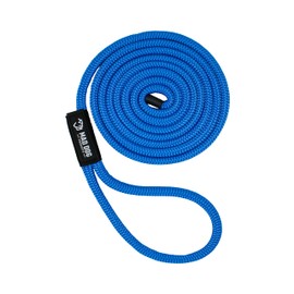 Double Braid Nylon Dock Line - Royal, 3/8" x 10'