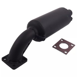 Unbranded Muffler 12582-12110 w/Gasket for Kubota D722 D905 D1005 D1105 WG750  WG972 WG752