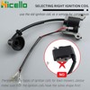 Hicello 43CC 52CC 40-5 Brush Cutter Ignition Coil 62mm for