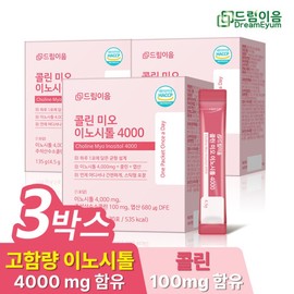 Dream Eum Choline Myo Inositol 4000 Folic Acid 4.5g / 드림이음 콜린 미오 이노시톨 4000 엽산 4.5g x 30포 3박스 3개월분