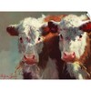 CANVAS ON DEMAND Cow Belles Wall Decal, Cow Artwork