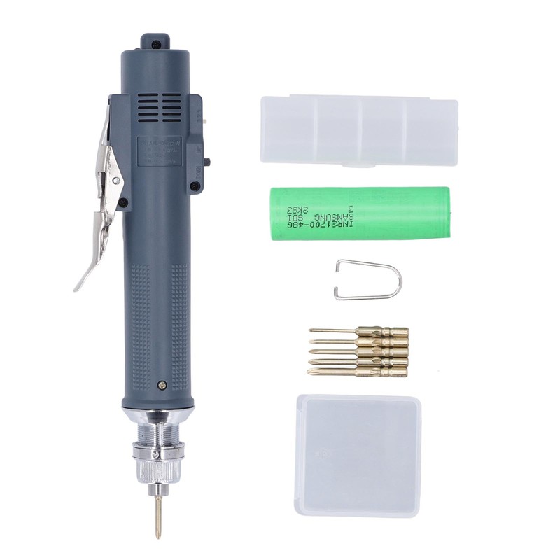 Cordless Electric Screwdriver Kit Accurate in Line Industrial Grade Adjustable