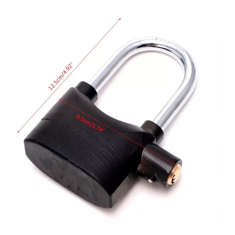 Alarm Lock Candado Alarma Seguridad Moto Bicicleta 110db Antirobo Canda