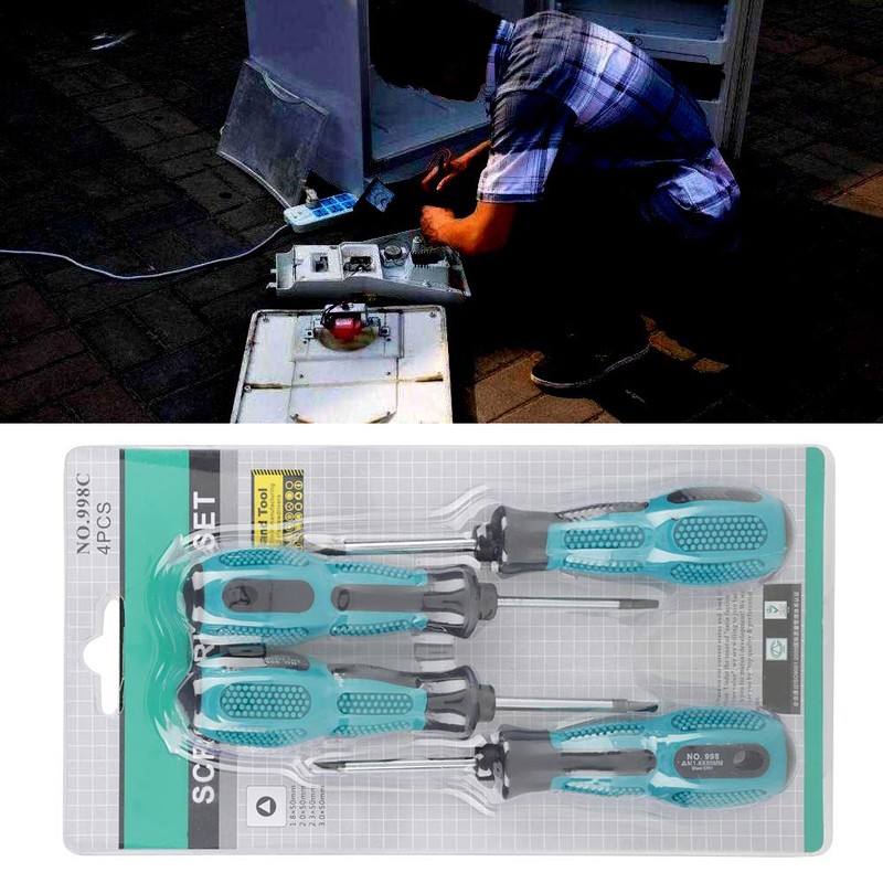 Triangle Screwdriver Set, Chrome Vanadium Precision Repair Tool Kit Magnetic