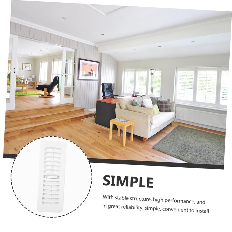 CIYODO Air Supply Grille White Vent Cover for Floor Vent