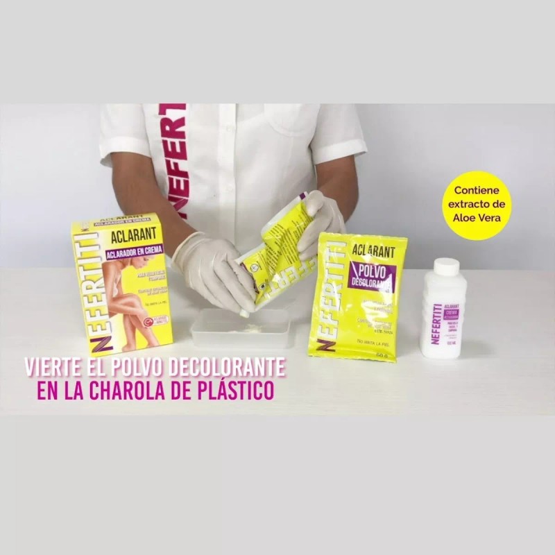 Nefertiti 12 Aclaradores De Vello Facial Aclaran-t De Nefertiti