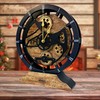 The Gears Clock Desk Clock 10 inches with Real Moving