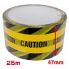 Caution Color Packing Tape Barricade Tape (CAUTION) Width 1.8 inches