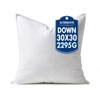 MIULEE 30x30 Down Alternative Pillow Insert Euro Decorative Throw Pillow