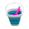 SAMMART 2.6L Super Mini Sqare Collapsible Plastic Bucket - Foldable