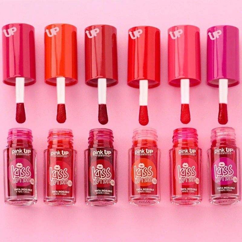 Tinta Indeleble Para Labios Kiss Lip Tint Pink Up Color