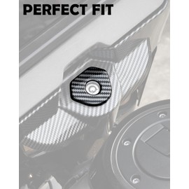 VEISUTOR Ignition Switch Cover for Street Glide 24-25, Carbon Fiber Pattern Front Ignition Switch Panel Trim Switch Housing for Harley Street Glide CVO 23-25 FLHXU 2025 Accessories