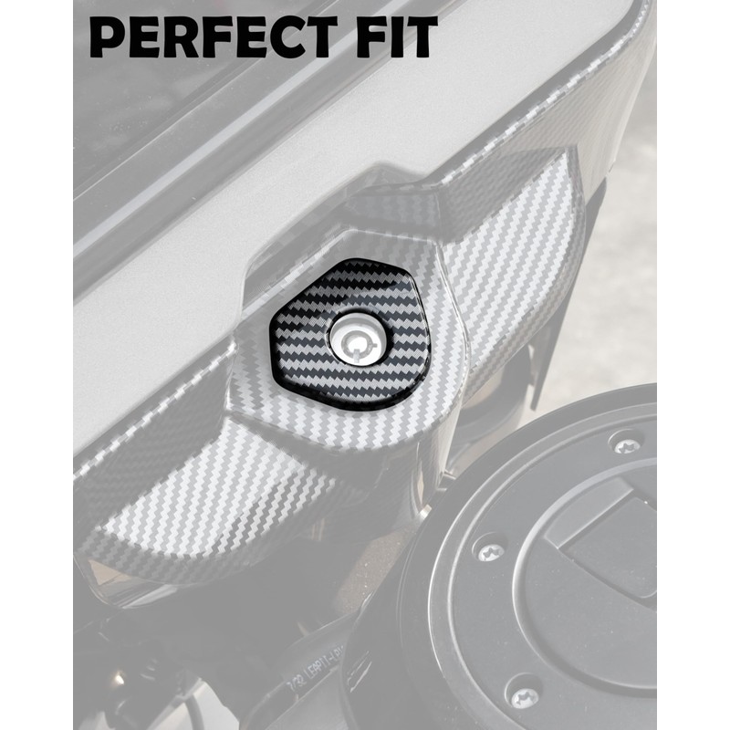 VEISUTOR Ignition Switch Cover for Street Glide 24-25, Carbon Fiber