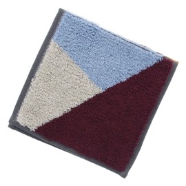 Tanaka Sangyo Imabari Towel, Wine, Approx. 9.8 x 4.9 inches (25 x 12.5 cm), Half Towel, Handkerchief, Otter 17-24