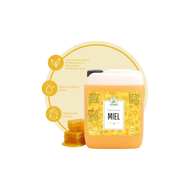 Tónico Facial De Miel 5 Litros