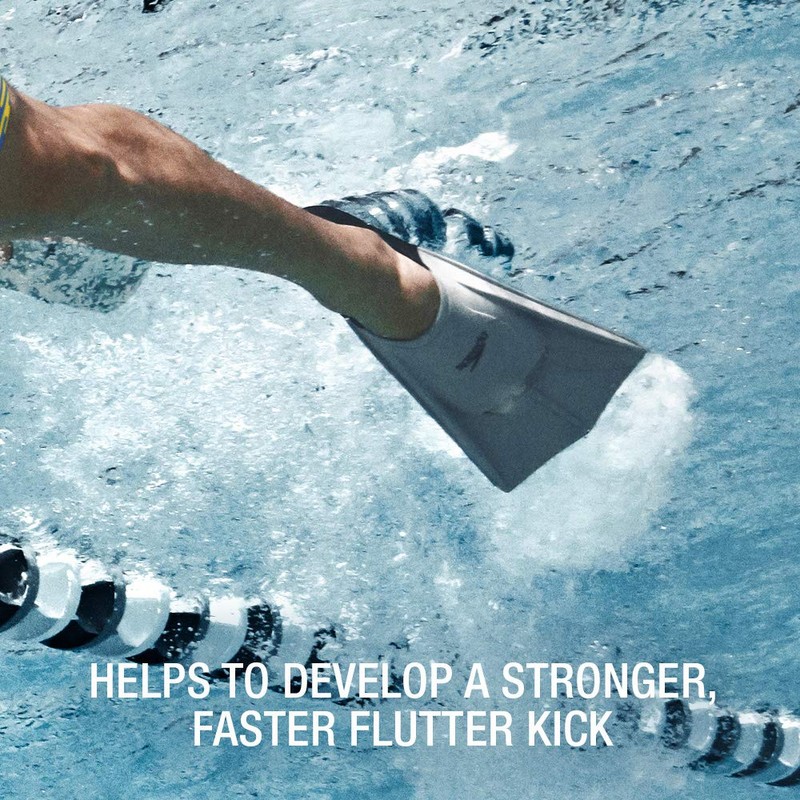 Speedo Unisex-Adult Swim Training Fins Rubber Short Blade