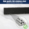 Dmore magnetic knife holder for wall—with 4 hooks, No Drilling