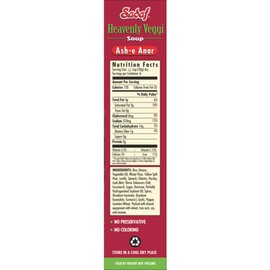 Sadaf Ash-e Anar Mix - Veggie Soup with Pomegranate - Vegetarian Homestyle Meal - Vegetable Soup Mix - Kosher - 6.3 Oz