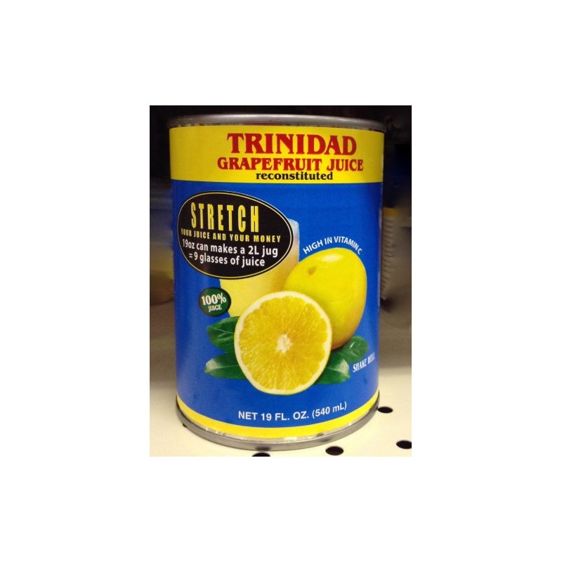 Trinidad Grapefruit juice -reconstituted 19 0z. (6 pack)