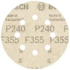 BOSCH (Bosch) sanding paper 125mmƒÓ # 240 (5 pieces) [2,608,605,119]