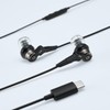 Radius HP-NHR21C High Resolution Compatible USB-C Earphones, Ne New Ear,