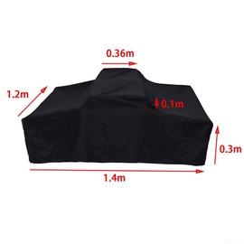 Waterproof Tent Cover for Motorhomes, 210D Oxford Fabric, Roof Cover, Foldable, Camping Trailer, RV Cover, Black