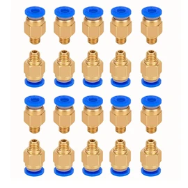 DIANN 20pcs PC4-M6 Pneumatic Fitting for Creality Ender 3/3 Pro/3 V2, Ender 5/5 Pro/5 Plus, CR-10/10S, etc