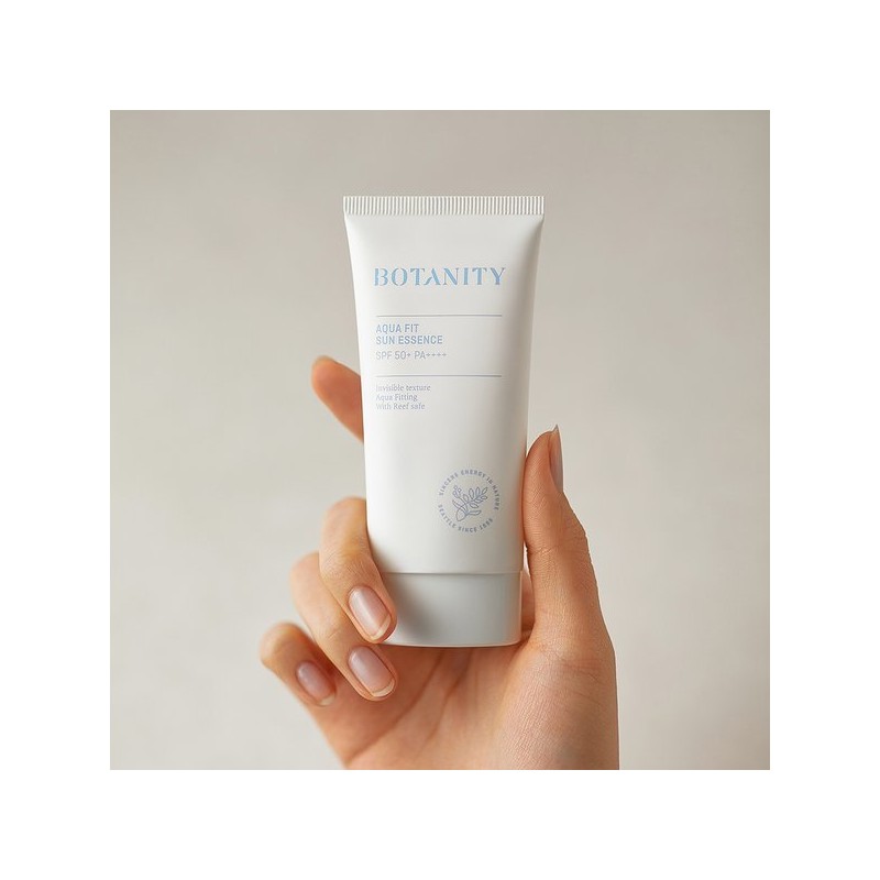 Botanity (스킨케어 올인원) 아쿠아핏 선 에센스 SPF 50+ PA++++ (Skincare