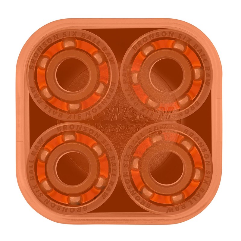 6-Ball Raw Bronson Skateboard Bearings